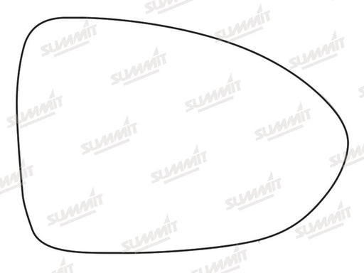 Summit Stick-On Standard Mirror Glass fits Kia Rio 13 on RHS - Summit Shop