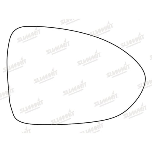Summit Stick-On Standard Mirror Glass fits Kia Rio 13 on RHS - Summit Shop