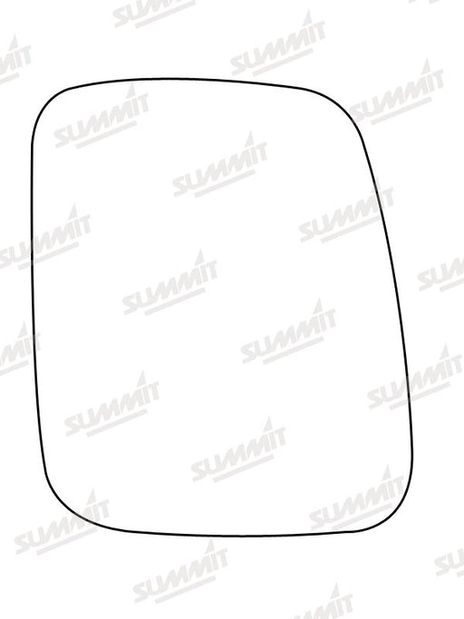 Summit Stick-On Commercial Mirror Glass fits VW Transporter 90 on RHS - Summit Shop