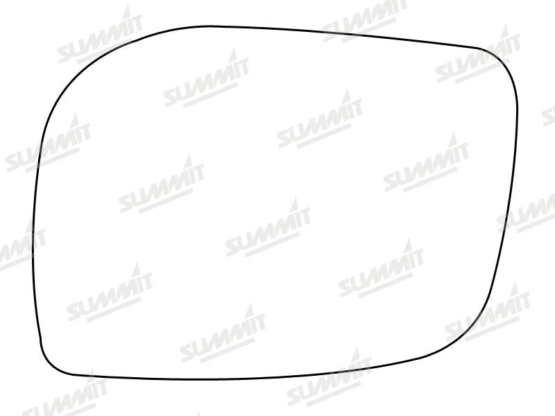 Summit Stick-On Standard Mirror Glass fits Range Rover LHS - Summit Shop