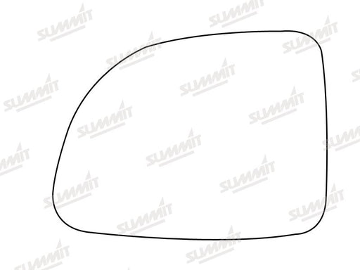 Summit Stick-On Standard Mirror Glass fits Renault Clio LHS - Summit Shop