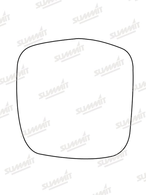 Summit Stick-On Standard Mirror Glass fits Toyota Landcruiser Colorado LHS - Summit Shop