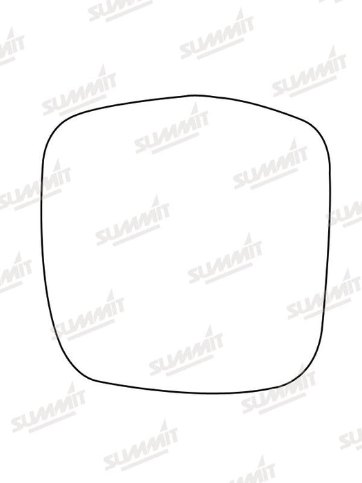 Summit Stick-On Standard Mirror Glass fits Toyota Landcruiser Colorado LHS - Summit Shop