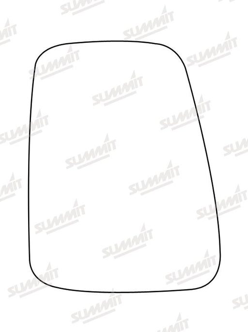 Summit Stick-On Commercial Mirror Glass fits Renault Extra 92 to 00 LHS - Summit Shop