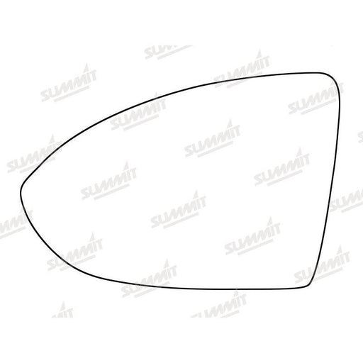 Summit Heated Base Plate With Standard Mirror Glass fits VW Golf Mk 7 12 on LHS - Summit Shop