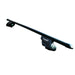 SUP-815 Premium Railing Roof Bar for Cars with Raised Running Rails, Black Steel, Set of 2 - Summit Shop
