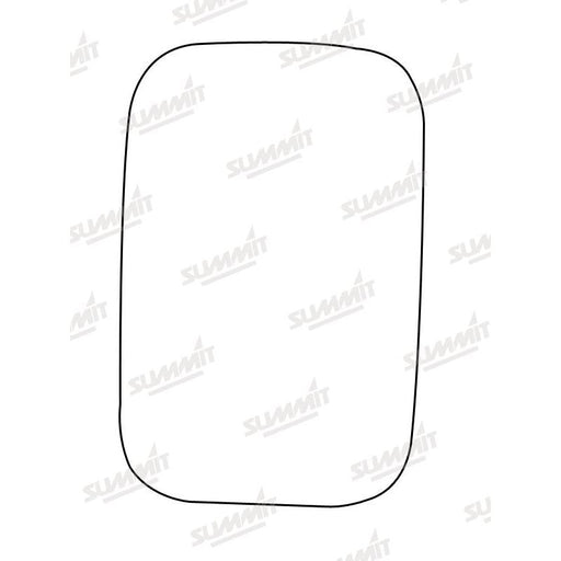 Summit Stick-On Commercial Mirror Glass fits Land Rover 83-90 & Defender 88-15 Sherpa Van 88 to 90 LHS & RHS - Summit Shop