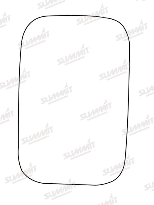 Summit Stick-On Commercial Mirror Glass fits Land Rover 83-90 & Defender 88-15 Sherpa Van 88 to 90 LHS & RHS - Summit Shop