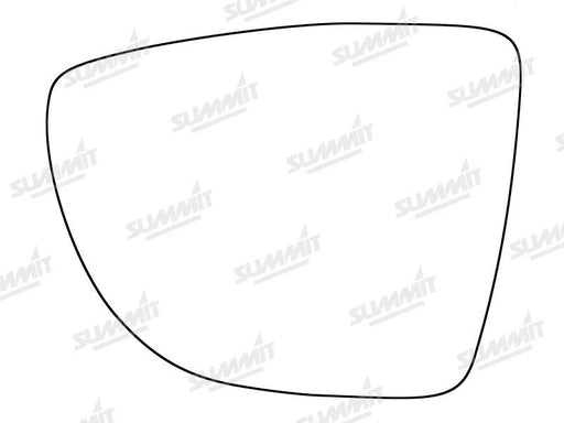 Summit Stick-On Standard Mirror Glass fits Renault Captur 13 on LHS - Summit Shop