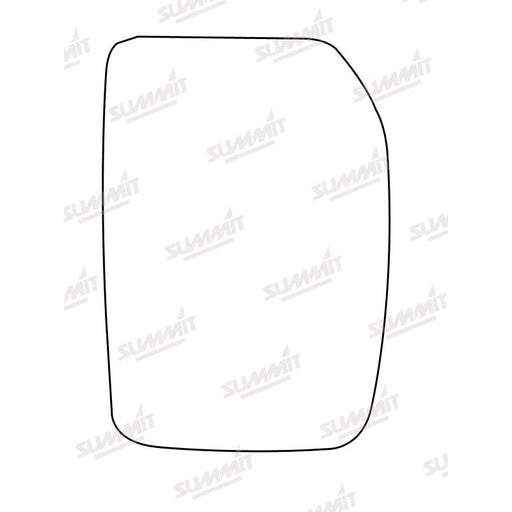 Summit Heated Base Plate With Commercial Mirror Glass fits Ford Transit Mk 6 RHS - Summit Shop
