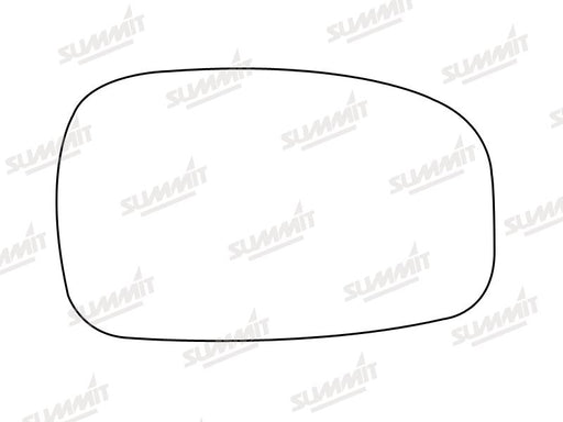 Summit Stick-On Standard Mirror Glass fits Peugeot 306 LHS - Summit Shop