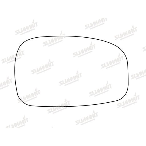 Summit Stick-On Standard Mirror Glass fits Peugeot 306 LHS - Summit Shop