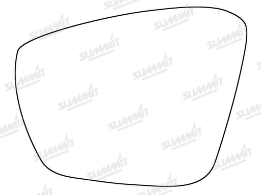 Summit Stick-On Standard Mirror Glass fits Skoda Octavia 15 on LHS - Summit Shop