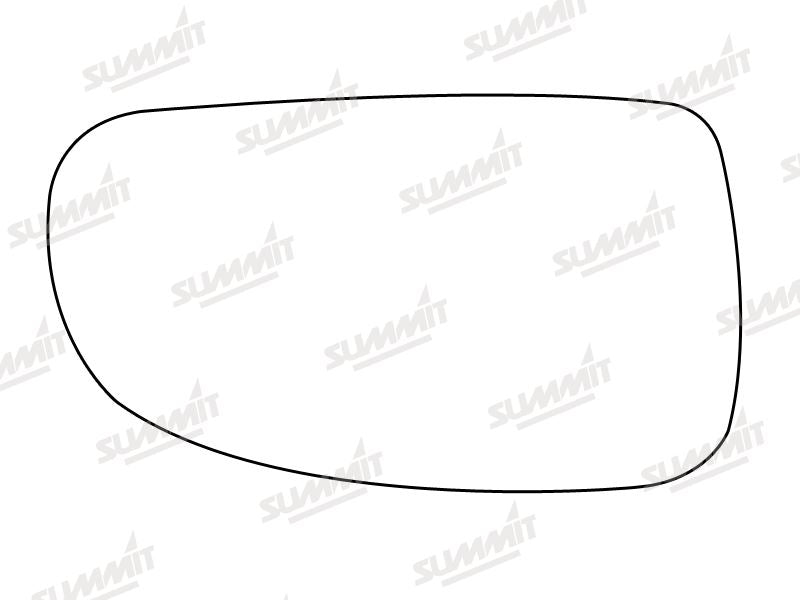 Summit Stick-On Standard Mirror Glass fits Daewoo Leganza RHS - Summit Shop