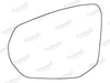 Summit Stick-On Standard Mirror Glass fits Nissan Juke 19 on LHS - Summit Shop