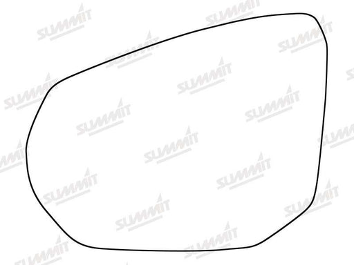 Summit Stick-On Standard Mirror Glass fits Nissan Juke 19 on LHS - Summit Shop