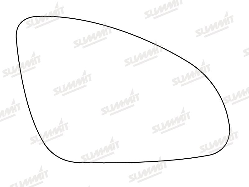 Summit Heated Base Plate With Standard Mirror Glass fits Vauxhall Astra J 09 to 15 RHS - Summit Shop