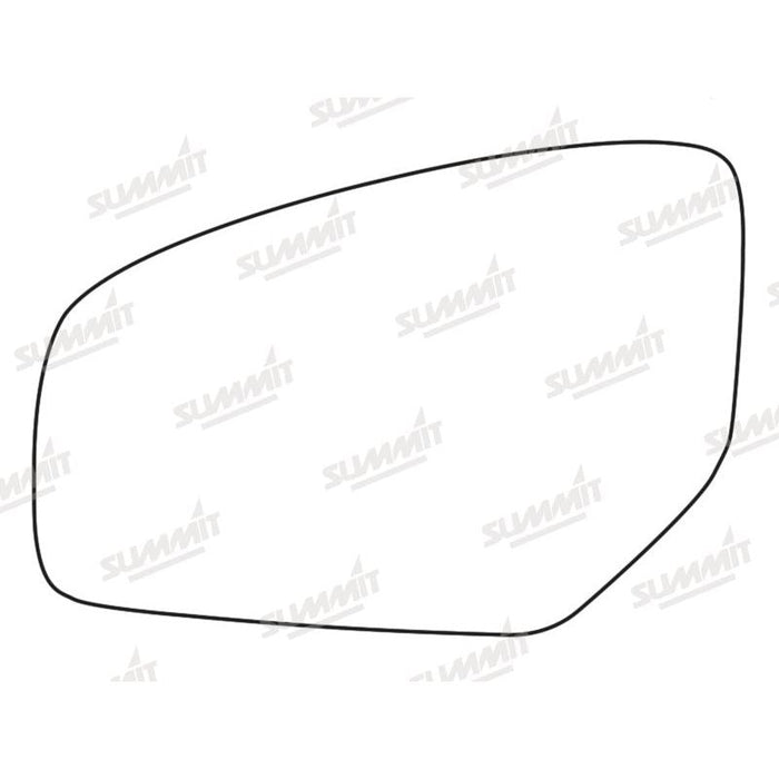 Summit Stick-On Standard Mirror Glass fits Honda Civic LHS - Summit Shop
