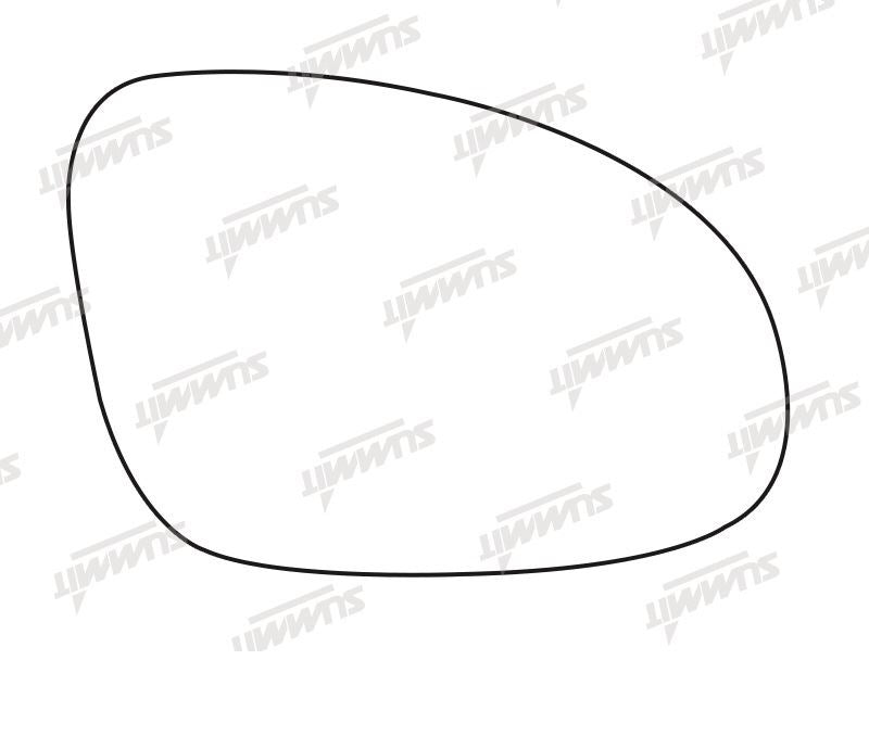 Summit Heated Base Plate With Blind Spot Mirror Glass fits VW Golf 05 to 08 / Passat 05 RHS - Summit Shop