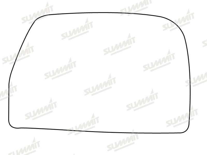 Summit Non-Heated Base Plate With Lower Blind-Spot Mirror Glass fits Iveco Daily RHS - Summit Shop