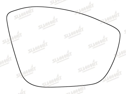 Summit Heated Base Plate With Standard Mirror Glass fits Peugeot 208 13 on RHS - Summit Shop