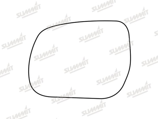 Summit Stick-On Standard Mirror Glass fits Daihatsu Terios 06 to 15 LHS - Summit Shop