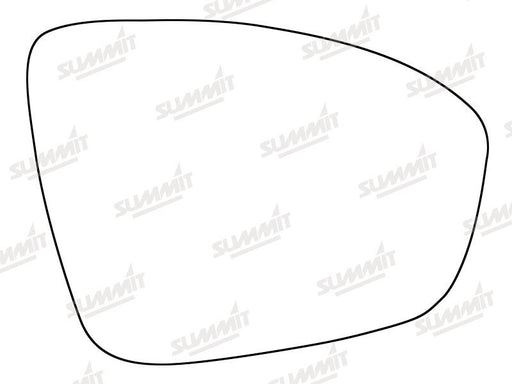 Summit Heated Base Plate With Standard Mirror Glass fits Renault Megane 2015 on RHS - Summit Shop