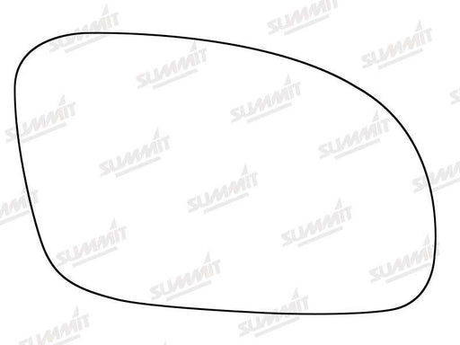 Summit Stick-On Standard Mirror Glass fits VW Beetle 00 on RHS - Summit Shop