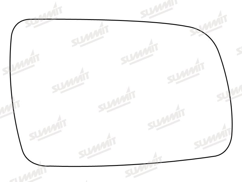 Summit Stick-On Standard Mirror Glass fits Chrysler Grand Cherokee RHS - Summit Shop