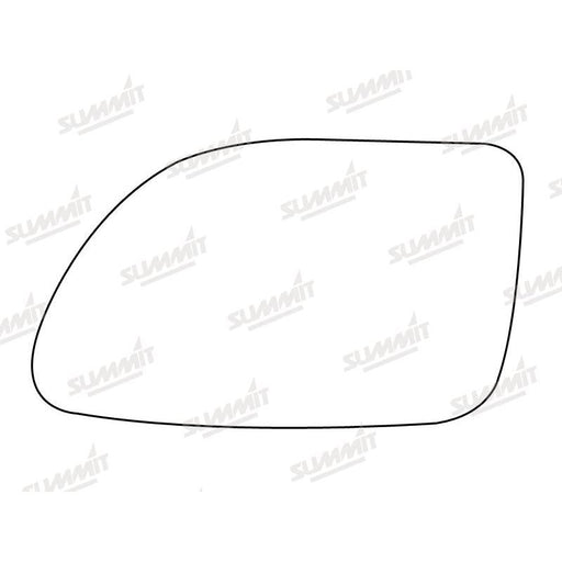 Summit Stick-On Standard Mirror Glass fits Renault 19 LHS - Summit Shop