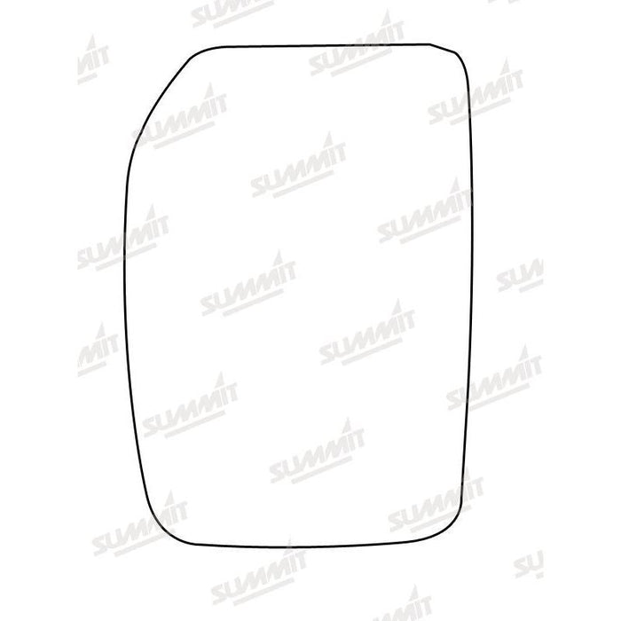 Summit Stick-On Commercial Mirror Glass fits Ford Transit Mk6 LHS - Summit Shop