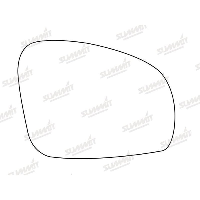 Summit Heated Base Plate With Standard Mirror Glass fits Skoda Fabia RHS - Summit Shop