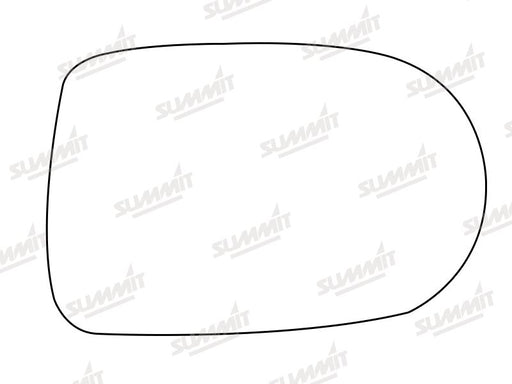 Summit Stick-On Standard Mirror Glass fits Mazda Xedos 6 9 RHS - Summit Shop