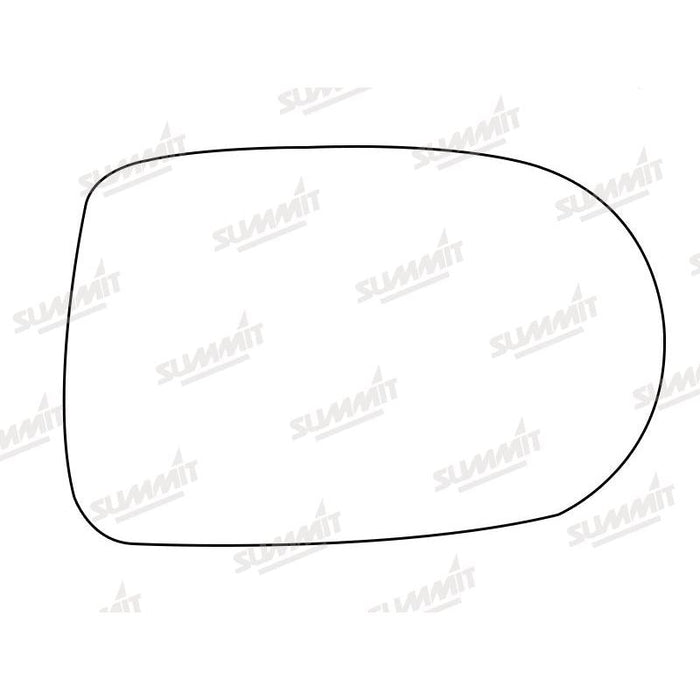 Summit Stick-On Standard Mirror Glass fits Mazda Xedos 6 9 RHS - Summit Shop