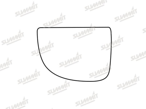 Summit Stick-On Commercial Lower Blind-Spot Mirror Glass fits Iveco Daily 14 on LHS - Summit Shop