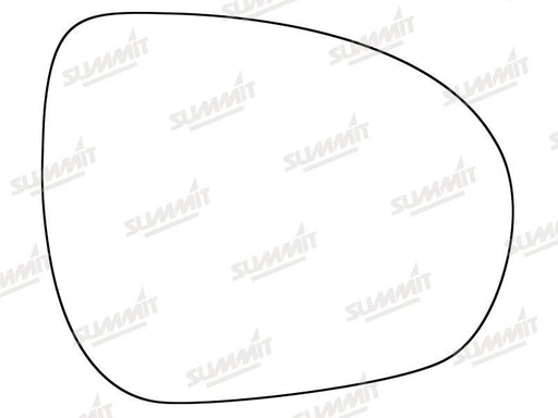 Summit Stick-On Standard Mirror Glass fits Fiat 500X 15 on RHS - Summit Shop