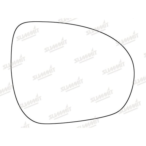 Summit Stick-On Standard Mirror Glass fits Fiat 500X 15 on RHS - Summit Shop