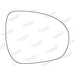 Summit Stick-On Standard Mirror Glass fits Fiat 500X 15 on RHS - Summit Shop