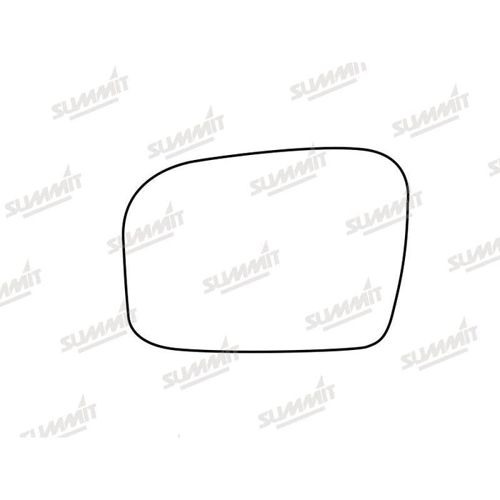 Summit Stick-On Standard Mirror Glass fits Subaru Legacy 09 to 16 LHS - Summit Shop