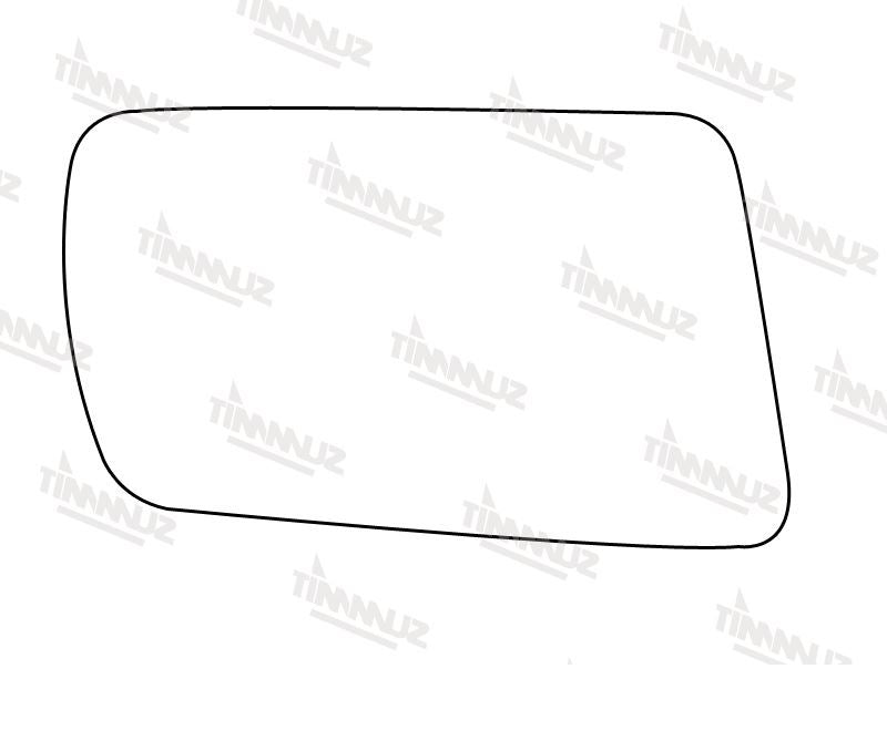 Summit Stick-On Standard Mirror Glass fits Saab 9000 85 to 98 RHS - Summit Shop