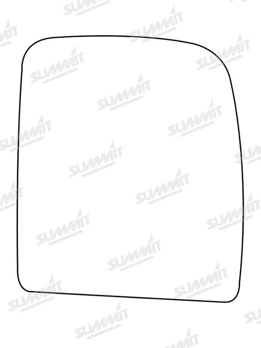 Summit Stick-On Commercial Mirror Glass fits Citroen Jumpy, Fiat Scudo, Peugeot Expert RHS - Summit Shop