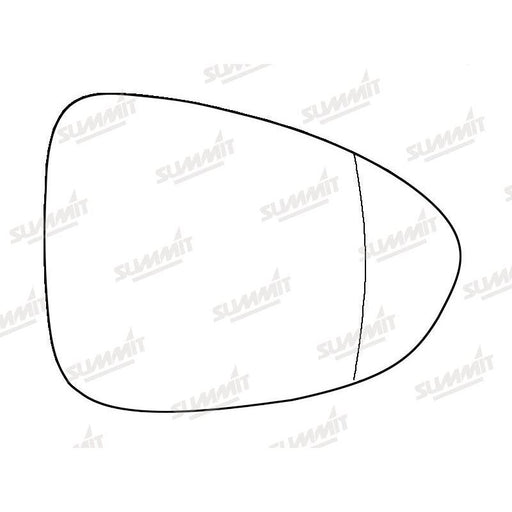 Summit Stick-On Standard Mirror Glass fits Vauxhall Zafira Tourer RHS - Summit Shop