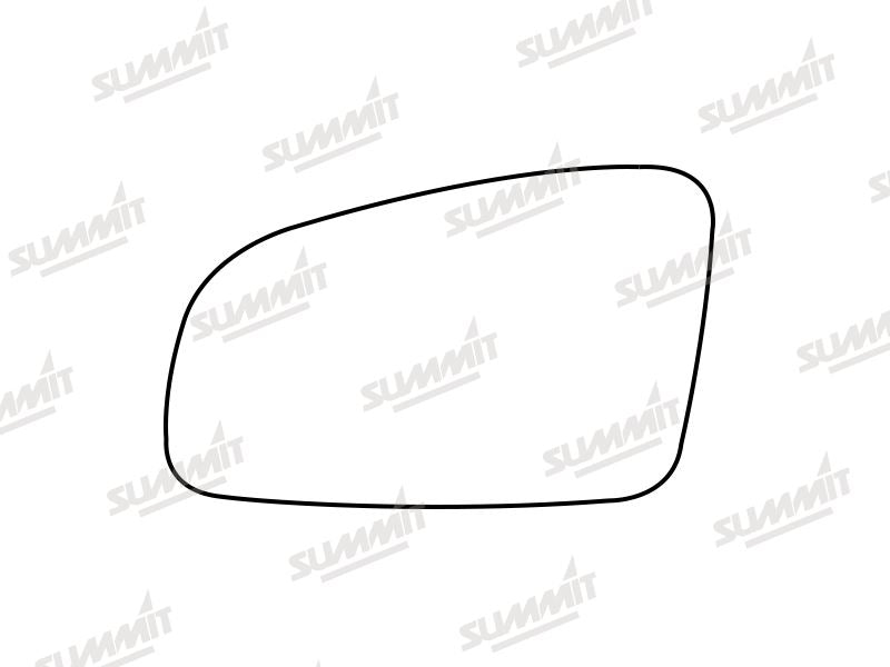 Summit Stick-On Standard Mirror Glass fits Renault Espace 03 to 15 LHS - Summit Shop