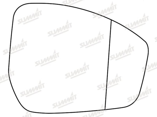 Summit Stick-On Aspheric Mirror Glass fits Range Rover Evoque 14 to 17 RHS - Summit Shop