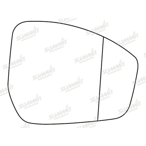 Summit Stick-On Aspheric Mirror Glass fits Range Rover Evoque 14 to 17 RHS - Summit Shop
