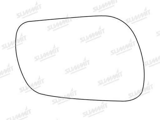 Summit Heated Base Plate With Standard Mirror Glass fits Mazda 3 03 to 09 RHS - Summit Shop