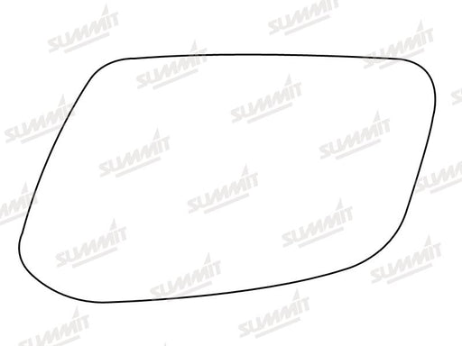 Summit Stick-On Standard Mirror Glass fits Citroen XM 94 on LHS - Summit Shop