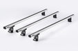 Summit 3 x Aluminium Fixed Point Roof Bars Rack 1.7m for Renault Trafic X82 - Summit Shop