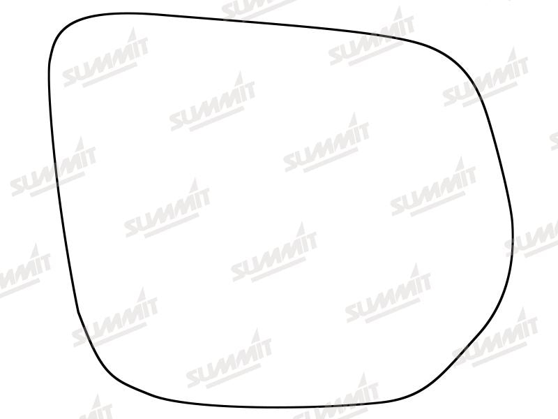 Summit Stick-On Standard Mirror Glass fits Isuzu D-Max 12 on RHS - Summit Shop