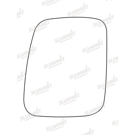 Summit Heated Base Plate With Commercial Mirror Glass fits VW Transporter T4 90 to 03 LHS RHS - Summit Shop